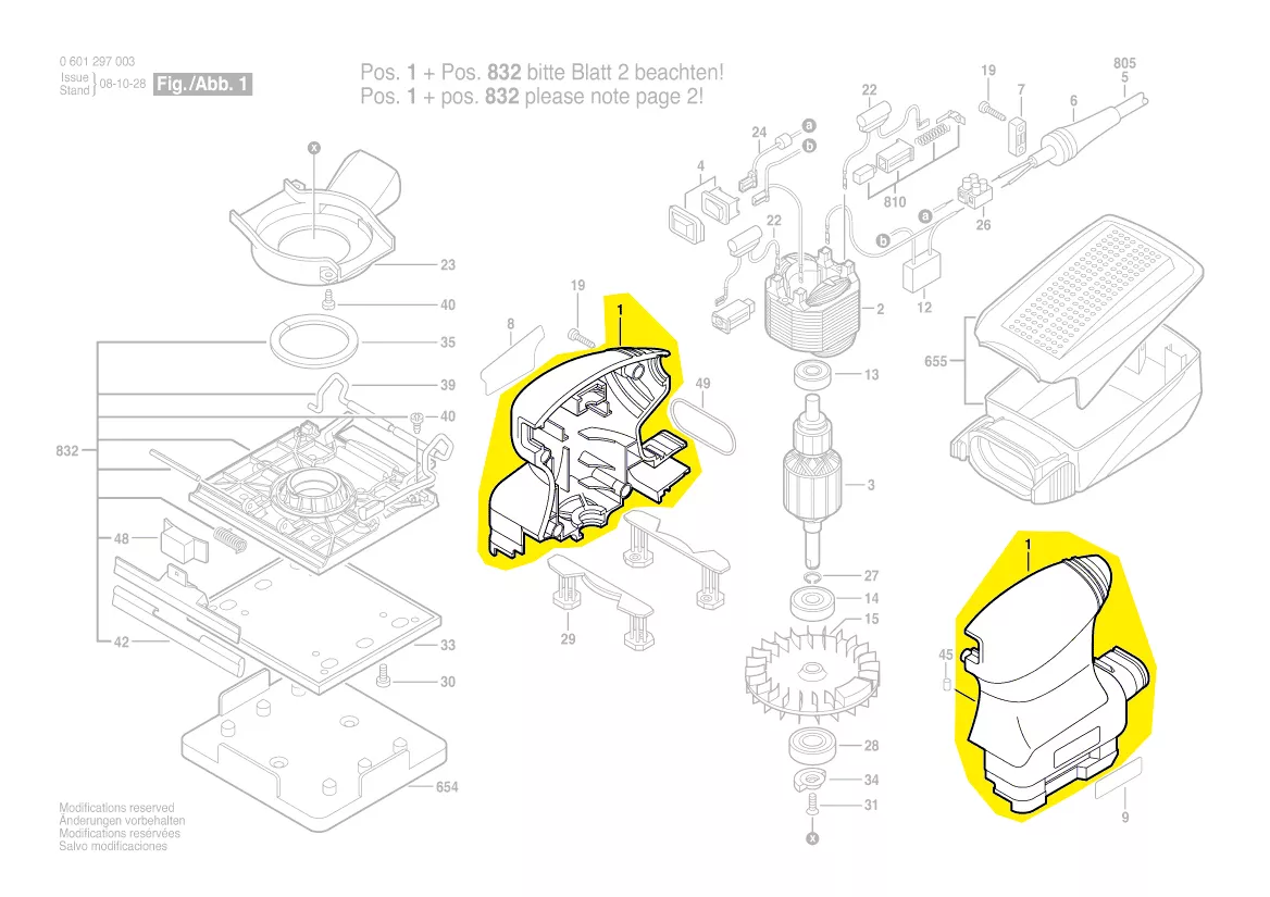 Coquille réf. 2 609 100 680 BOSCH